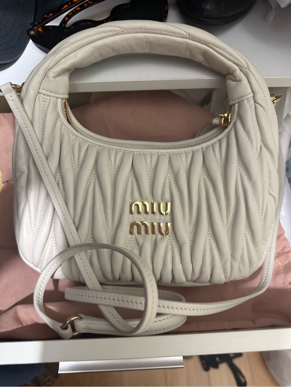 Miu Miu White Wander bag size small - Picture 7 of 11